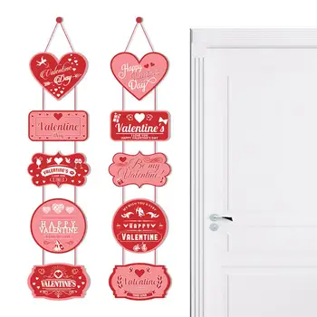 Durabil Ziua Îndrăgostiților Decor Romantic Ziua Îndrăgostiților Ușa Agățat Ornamente pentru Casa Petrecerea de Nunta de Decorare Consumabile