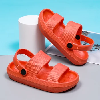 2023 Copii Sandale pentru Copii Toddler Slip-on de Moda Băieți Fete Spuma de Vara Beach Lamele Osoase Rășină pentru Copii Ușor de Apă, Pantofi