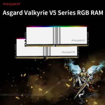 Asgard Valkyrie Memorie DDR4 RAM PC 8GBX2 16GB 32GB 3200MHz 3600MHz RGB RAM Alb radiator OC de Performanță pentru Desktop