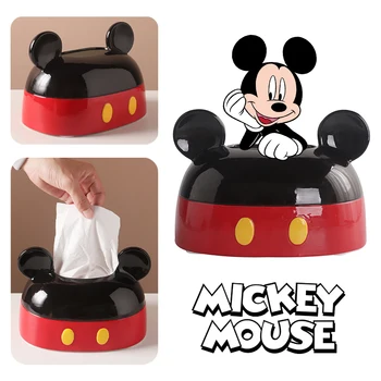 Disney Mickey Mouse Ceramică, Cutii De Țesut De Depozitare Suport De Șervețele De Bucătărie Cutie De Șervețele De Hârtie Caz Ornament Desktop Țesut Holder Deco