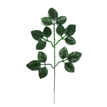 3pcs Artificiale de Plastic a Crescut de Frunze de Plante False Frunze de Trandafir Buchet Accesorii Decor, Vaze de Flori Decor