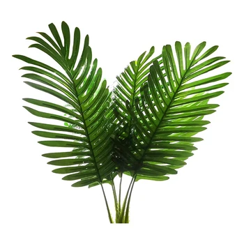 5Piece Artificiale Plante de Palmier Frunze de Faux Turtle Frunze de Palmier Tropical Frunze Frunze de Imitație Plante Artificiale
