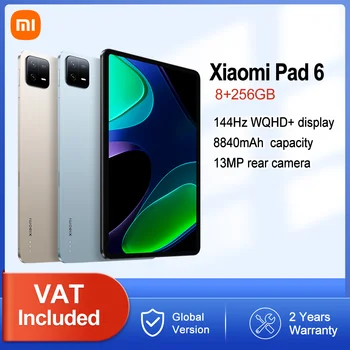 Versiune globală Xiaomi Mi Pad 6 256GB Snapdragon 870 Octa Core Tablet 11