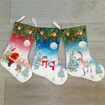 Ciorapi De Crăciun Agățat Ornamente De Pânză Moș Crăciun Om De Zăpadă Elan Decorare Pom De Crăciun Șosete Decor De Anul Nou Navidad 2023