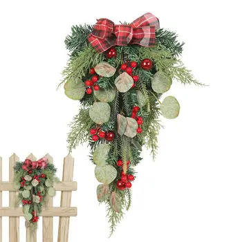 Pom De Crăciun Cu Susul În Jos Reutilizabile Decor De Crăciun Cu Susul În Jos Copac Artificial Țesute Rattan Cu Susul În Jos Pom De Crăciun Pentru