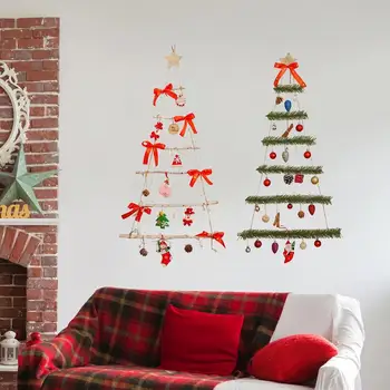 Crăciun Copac Scara Cu Steaua Luminat Pom De Crăciun În Formă De Pendant Cu Joben Star Cameră Ornamente Creative Și Artistice Pentru