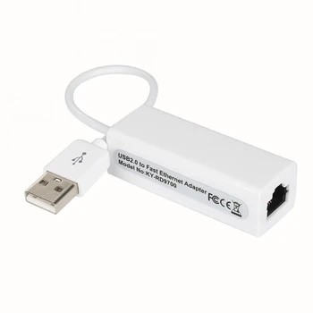 Adaptor USB Ethernet 10Mbps placa de Retea RJ45 USB C Lan Pentru Windows 7/8 Laptop D9700 USB Cablu Internet prin Cablu