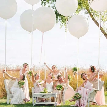 18inch alb baloane Aniversare de Nunta logodna mireasa copil de dus fată băiat Burlacelor Partid Găină echipa de mireasa trib decor