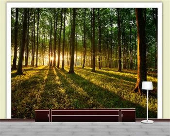 foto tapet peisaj natural de pădure copac mare televiziune de fundal tapet de perete canapea fundal 3d tapet decor acasă