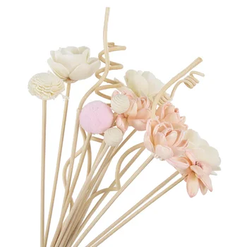 16Pcs Roz fără flacără Aroma de Viță de vie Florale Pentru Decorarea Acasă Tesatura de Artă Flori Artificiale Petrecere de Nunta Aranjament Desktop Ambarcațiuni