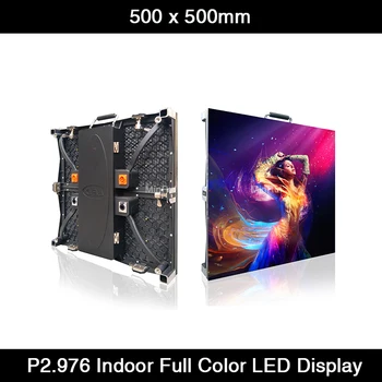 12pcs/lot P2.976 Interioară, Închirieri LED Display Ecran 500 x 500mm 1/28 Scanare Perete Video