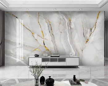 beibehang Personalizate noi minimalist modern de lux de aur rezumat peisaj model de marmură TV tapet de fundal