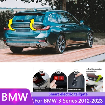 Hayon Electric Reamenajate Pentru BMW Seria 3 2012-2023 Coada Electric Inteligent Poarta Coada Usa Portbagaj acționat electric Decor