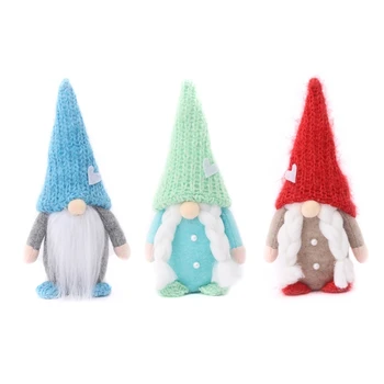 Tricotate Pălărie Inima Gnome Masă de Toaletă Decorare Consumabile D0LD