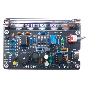 DIY Geiger Kit Cu Alarmă Sonoră Miller Tub de Radiații Nucleare Detector de Bord Ușor De Utilizat