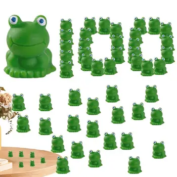 Broasca 100buc Broaște Animale Model Mat si Neted Ușor Decorative Adorabile Reutilizabile Grădină Broasca Pentru Petrecere in Gradina