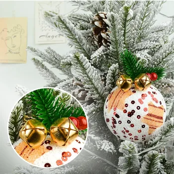 200 BUC Jingle Bells, Clopote Pentru Meserii 0.6 Mici Clopoței de Aur DIY Mini Clopote Vrac Tare Sunet Jingle Bells