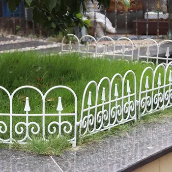 Gard Decorativ Grădină Ghivece De Flori În Aer Liber Inoxidabil Peisaj De Frontieră Flexibil Duritate Portabil Animal Bariera