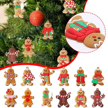 De Crăciun Turtă Dulce Om Ornamente De Crăciun Copac Agățat Pandantiv Decoratiuni De Craciun Pentru Casa Cadou De Anul Nou Navidad 2024 I8k6