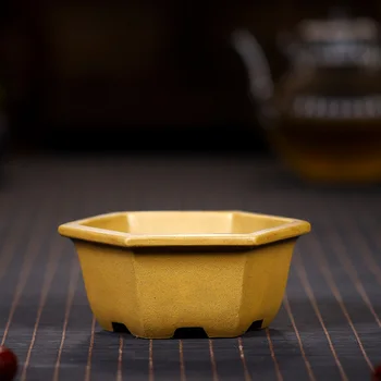 Ceramica Cerc Bonsai Oală Tradiție China Suculente Garden Home Decor De Masă
