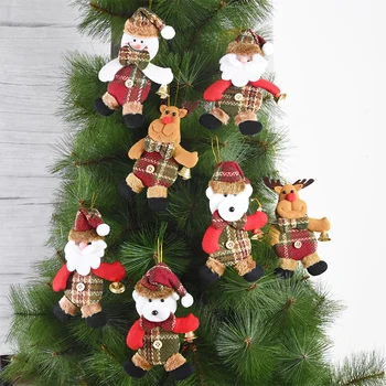 Moș Crăciun, om de Zăpadă Elan Agățat Pandantiv Xmas și Decorații de Brad pentru Copiii Acasă Navidad Noel Natal 2023 An Nou Fericit Cadou Jucarii
