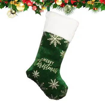Ciorapi De Crăciun 49cm Decorative pot fi completate cu Gustări Titularul Șosete pentru Șemineu Crăciun Ciorapi de Vacanta de anul Nou Favoruri de Partid