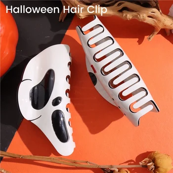 HOT-Halloween de Par Ac de păr Clip Pălării Amuzant 10CM Masca de Par Clip Rechini Clip Accesorii de Par Pentru Femei Fete Elegante