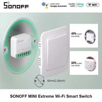 SONOFF MINIR4M Contează MINIR4 Wifi Smart Switch Mini Acasă de Automatizare Modulul de Conexiune Locală Pentru Alexa Google Acasa SmartThings