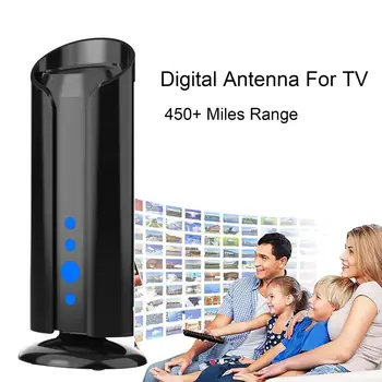 Exterior/Interior, Amplificat HD Digital Antena TV de Până La 6000 de Km Range, Putere Amplificator de Putere de Semnal de Rapel DVBT2 Receptor