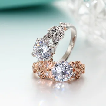 14K AU585 Femeilor Inel de Aur Mosan diamant de culoare D VVS1 inel de căsătorie/nunta/logodna/petrecere/aniversare/cadou