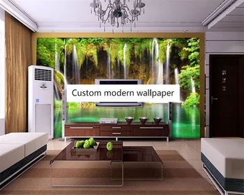 beibehang Personaliza moderne de peisaj cascada care curge apa dormitor, camera de zi backgroundpapel de parede papier peint tapet
