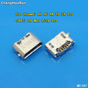 ChengHaoRan Micro USB 5pin Jack Inversă Corn Bou Portul de Încărcare Priza Conector Pentru Huawei 4X Y6 4A 4C C8817 P8 Max Lite Pro