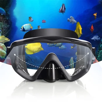 Profesionale Snorkeling Masca Pentru Scufundări Diving Goggles Silicon Panoramică Mască De Scufundare Pentru Adulți Înot Ochelari De Snorkeling
