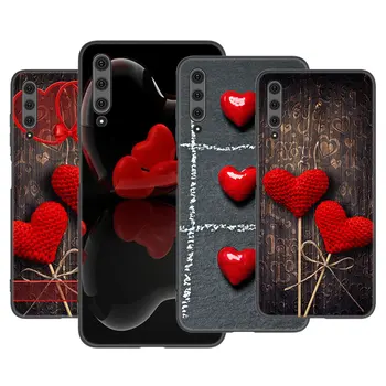 Dragoste Inima Cazul în care Telefonul Pentru Huawei Y5 Y7A Y9A Y5P Y6P Y7P Y8P Y6S Y8S Y9S Lite Y6 Y7 Y9 Prim-2018 2019 2020 Capac Negru