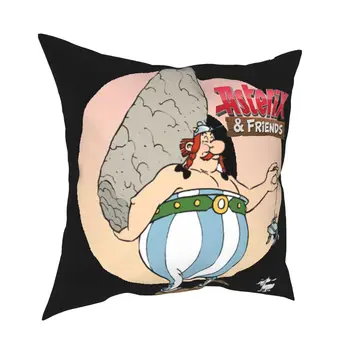 Asterix Și Obelix Arunca Capacul Perna Poliester Perne pentru Canapea Personalizate Pernă Acoperă