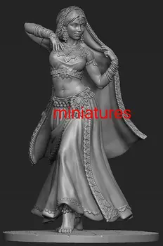 Noi Neasamblate 1/24 vechi femeie războinic stand cu baza de Rasina Figura Nevopsite Model de Kit