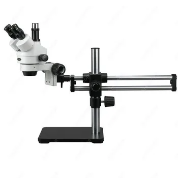 pe Rulment Boom Stand Microscop--AmScope Consumabile 3.5 X-90X Microscop Stereo Trinocular pe Rulment Boom Stand