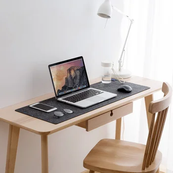 Mari de Birou, Birou de Calculator Mat de Masă Tastatura Mouse Pad de Lână Simțit Laptop Pernă de Birou Non-alunecare Mat Birou Mat