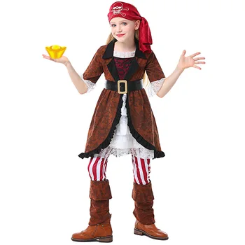 Halloween Cosplay Costum de Pirat pentru Copii Spectacol de teatru Costum