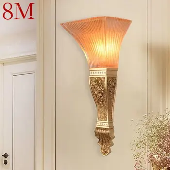 8M Interior Modern Lampă de Perete LED-uri Creative Sticlă Roman Coloana Tranșee Lumini pentru Casa Living Decor Dormitor