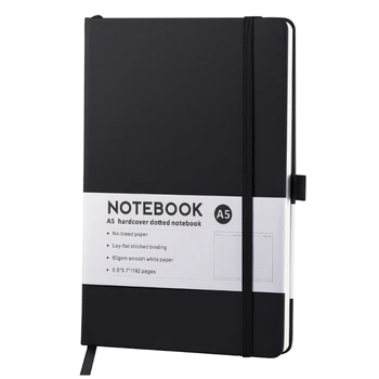 Notebook-uri de afaceri din Piele PU Jurnalul Curea Elastica de Închidere Panglică Pagină Mark Căptușite Pagină de Jurnal Personal Notebook