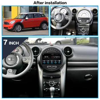 Android 9.0 Masina DVD player cu GPS de Navigație Glonass Pentru BMW mini Cooper 2005-2013 Auto Auto Stereo multimedia player șef unitate de bandă