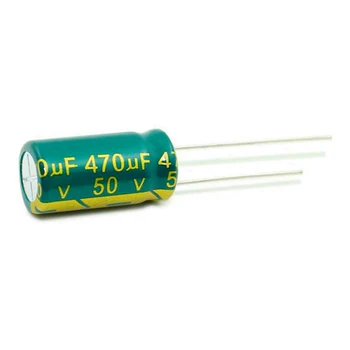 10buc Higt calitate 50V470UF 470UF low ESR/impedanță înaltă frecvență de aluminiu electrolitic condensator