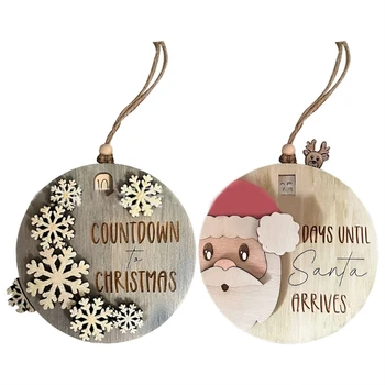Agățat de Ornament Numărătoarea inversă până la Crăciun Alunecare Ornament pentru Pomul de Scari Seminee Decorative Decor de Vacanță