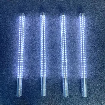 LED Strobe Baton Serviciu de Sticlă luminat de Artificii Portabile Dans Intermitent Lumina Stick Cluburi de noapte Bar de șampanie Baton Stick